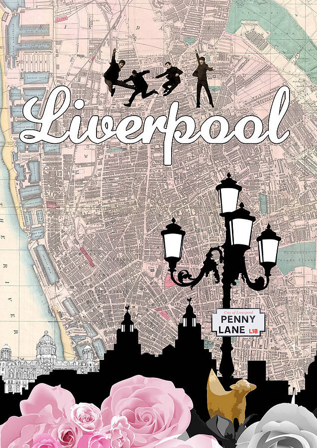 liverpool city art print or canvas by i love art london